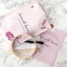 Load image into Gallery viewer, Snake & Moon Modern Cross Stitch Kit