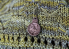 Load image into Gallery viewer, Terrarium Light Bulb Stitch Markers Set of 3 Desert Scenes