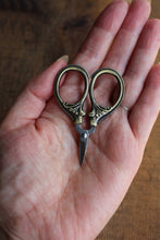 Load image into Gallery viewer, Mini Embroidery Scissors: Antique Gold