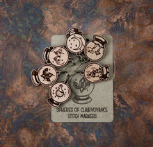 Load image into Gallery viewer, Crystal Ball Knitting Stitch Markers Set of 6