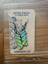 Load image into Gallery viewer, Wood Yarn Hank Earrings