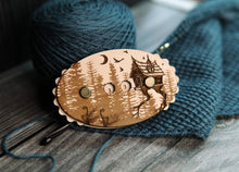 Load image into Gallery viewer, Baba Yaga Forest House Row Counter for knitting and crochet