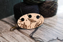 Load image into Gallery viewer, Luna Moth knitting & crochet yarn separator. 3 hole divider