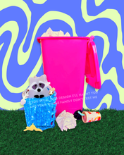 Load image into Gallery viewer, Trash Panda Raccoon Hair Claw