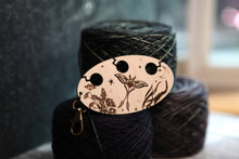 Load image into Gallery viewer, Luna Moth knitting & crochet yarn separator. 3 hole divider