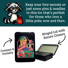Load image into Gallery viewer, My First Voodoo Doll Hinged Notions Tin