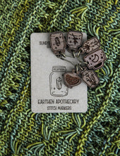 Load image into Gallery viewer, Apothecary Knitting Stitch Markers Set of 6