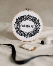 Load image into Gallery viewer, 'Fuck This Shit' Cross Stitch Kit