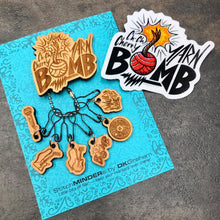 Load image into Gallery viewer, Ch-Ch-Cherry Yarn Bomb Sticker by DKGraham