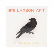 Load image into Gallery viewer, Crow Eco-friendly Acrylic Pin