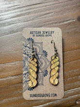 Load image into Gallery viewer, Wood Yarn Hank Earrings
