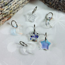 Load image into Gallery viewer, Stars &amp; Moons Stitch Marker Set

