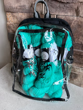 Load image into Gallery viewer, Knitting is Metal Clear Mini Backpack
