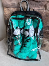 Load image into Gallery viewer, Knitting is Metal Clear Mini Backpack