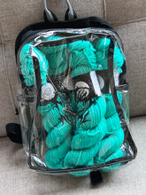 Load image into Gallery viewer, Knitting is Metal Clear Mini Backpack