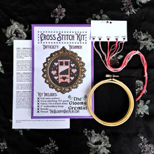 Load image into Gallery viewer, Guillotine, Pink - Cross Stitch Kit