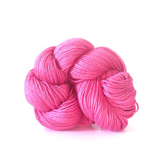 Load image into Gallery viewer, Mojave: Versatile sport/DK weight cotton/linen blend yarn: Fuchsia