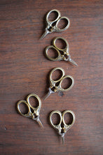 Load image into Gallery viewer, Mini Embroidery Scissors: Antique Gold