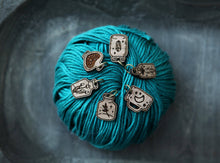 Load image into Gallery viewer, Apothecary Knitting Stitch Markers Set of 6