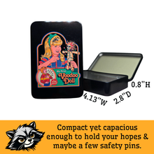 Load image into Gallery viewer, My First Voodoo Doll Hinged Notions Tin