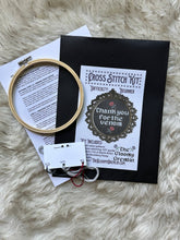 Load image into Gallery viewer, Thank You For the Venom - Cross Stitch Kit