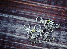 Load image into Gallery viewer, Mother of Dragons Stitch Markers Set of 3
