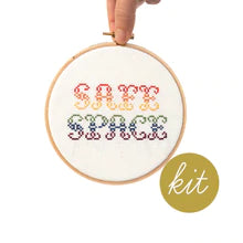 Load image into Gallery viewer, Safe Space Cross Stitch Kit
