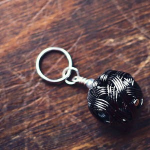 Yarn Ball Silver Metal Stitch Marker