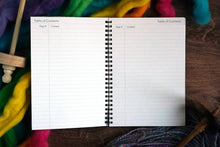 Load image into Gallery viewer, The Spinner's Project Notebook / Rainbow

