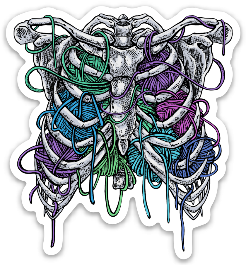 I Breathe Yarn Sticker