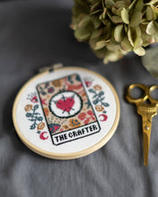 Load image into Gallery viewer, 'The Crafter' Tarot Cross Stitch Kit
