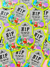 Load image into Gallery viewer, R.I.P. Unfinished Projects Sticker

