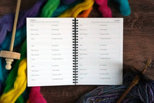 Load image into Gallery viewer, The Spinner's Project Notebook / Rainbow
