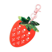 Load image into Gallery viewer, Strawberry Needle Gauge Bag Charm
