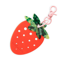 Load image into Gallery viewer, Strawberry Needle Gauge Bag Charm
