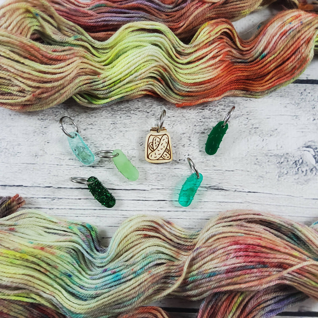 Pickle Stitch Marker Set