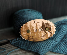 Load image into Gallery viewer, Baba Yaga Forest House Row Counter for knitting and crochet
