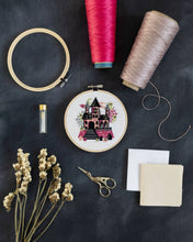 Load image into Gallery viewer, 'The Haunted House' Cross Stitch Kit
