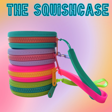 Load image into Gallery viewer, The Squishcase Notions Neon Organizer Mini Bag Charm Storage: Blue
