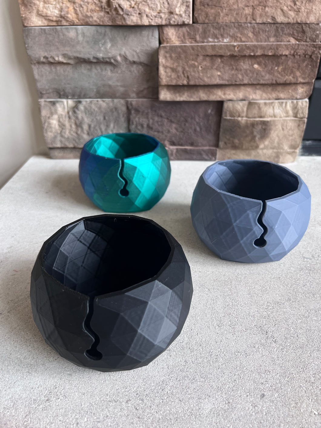 Geometric Yarn Bowl