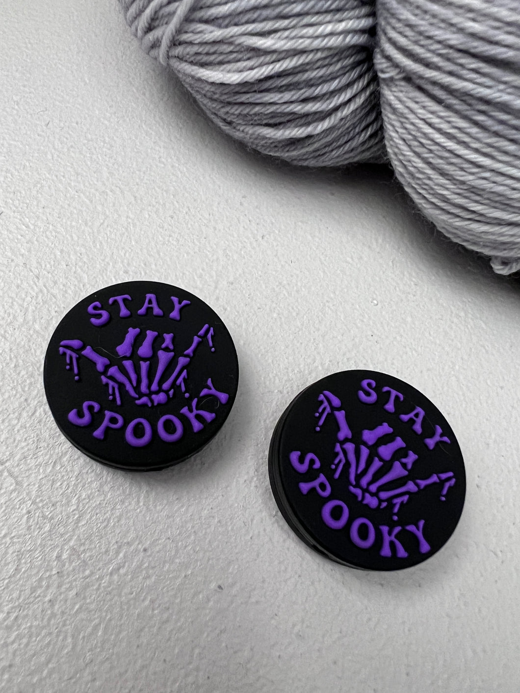 Stay Spooky Needle Stoppers - Purple