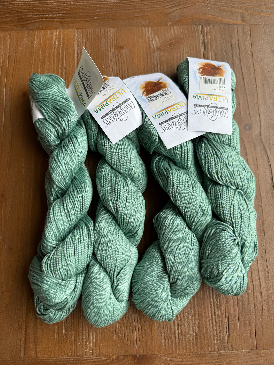 DESTASH: Cascade Yarns Ultra Pima in Zen Gree (3757)