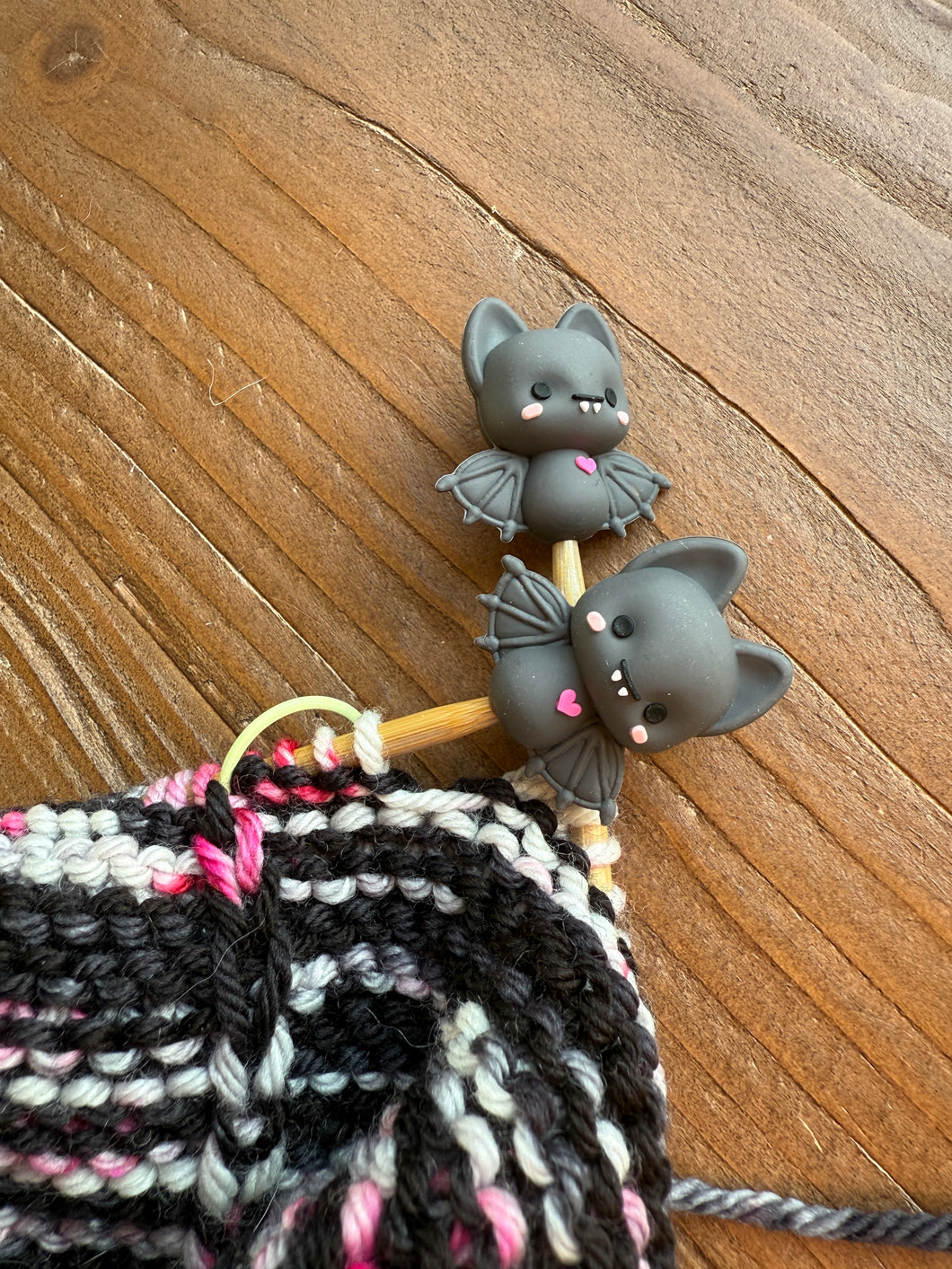 Black Bat  Needle Stoppers