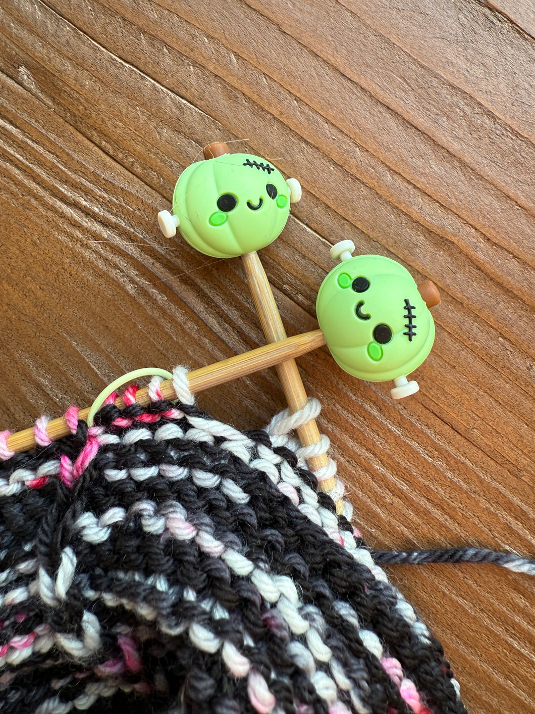 Pumpkin Frankie Needle Stoppers