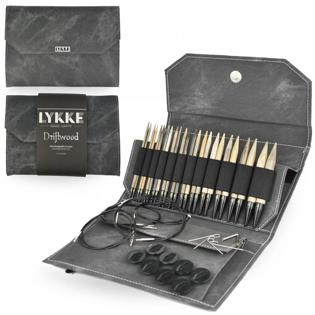 LYKKE 5” Driftwood Interchangeable Needle Set