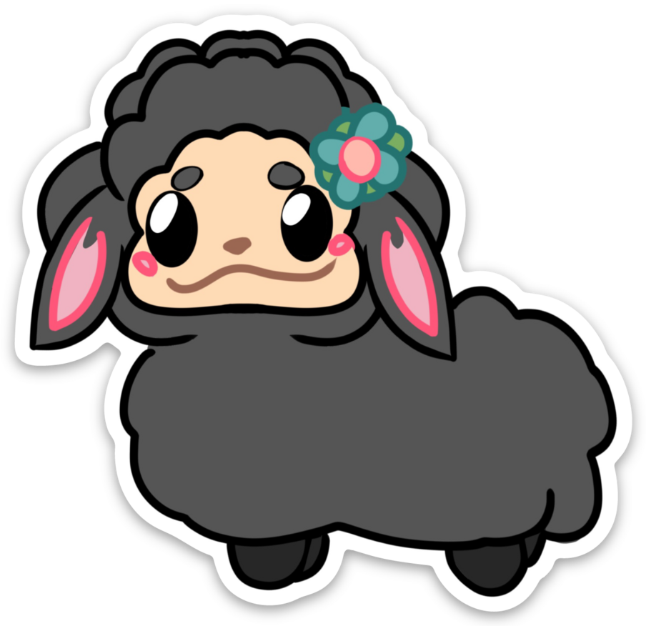 Millie the Black Sheep Sticker