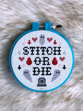 Load image into Gallery viewer, Stitch or Die - Cross Stitch Kit: Black Envelope
