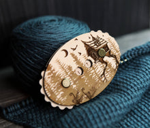 Load image into Gallery viewer, Baba Yaga Forest House Row Counter for knitting and crochet
