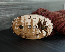 Load image into Gallery viewer, Baba Yaga Forest House Row Counter for knitting and crochet
