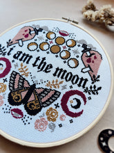 Load image into Gallery viewer, 'I Am The Moon' Cross Stitch Kit
